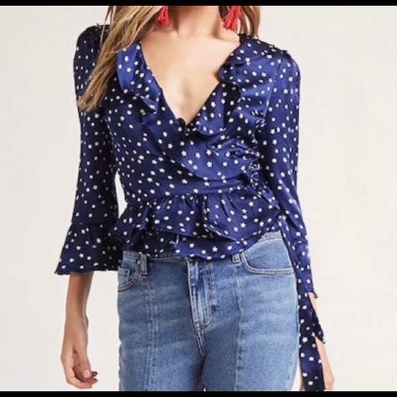 Women’s étophe studios wrap peplum size L - Picture 7 of 12